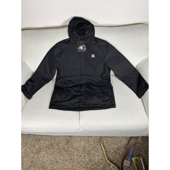 DIXXON Men's Ground Up Hooded Tech Waterproof Jacket in Black, Size Large, NWT - Picture 1 of 9